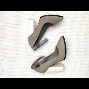 Aldo Color Block Chunky High Heel